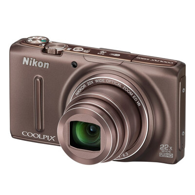 

Nikon COOLPIX S9500 Портативная цифровая камера Black (18,110,000 пикселей CMOS 3-дюймовый экран 22-кратным оптическим зумом широкоугольный GPS-приемник шириной 25 мм / Wi-Fi)