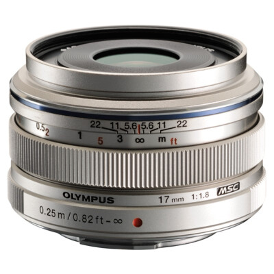 

Olympus (OLYMPUS) M.ZUIKO DIGITAL 17мм F1.8 широкоугольный с фиксированным фокусом объектива Silver