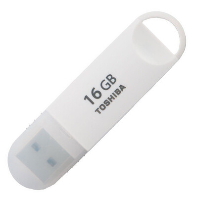

Toshiba (TOSHIBA) вспышка серия U диск 16GB (белый) USB3.0