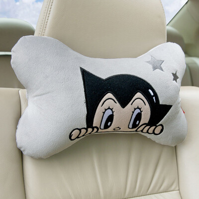 

Astro Boy автомобиль кости подушка автомобиль мультфильм серый и черный одиночный нагруженный XSJ-14G с шеи подушки подушки