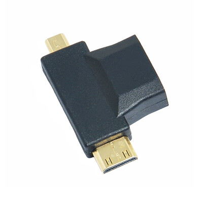 

Sanbao (Sanbao) SH-DT03 HMDI1.4 новый главный переключатель Микро HDMI D Тип тройной адаптер Mini HDMI