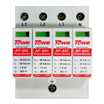 

Же (Towe) AP-40C 4P устройства защиты от перенапряжений молнии от перенапряжений СПД промышленные / бытовые Разрядник