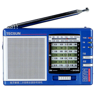 

Немецкое здравоохранение (Tecsun) R9701 старых полнодиапазонный полупроводниковый аналоговое двойное преобразование радио (синий)