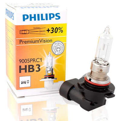 

Philips HB3 9005 галогенные лампы 12 В 65 Вт для авто свет фар лампы Высокая яркость 2800 К желтый испуская Цвет