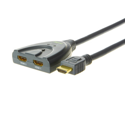 

CE-LINK 2287 HDMI2x1 двоичный 1 м смарт-переключатель переключения двунаправленного переключателя видео компьютера 2 в поддержку 1080P 3D Version 1.4