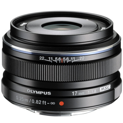 

Olympus (OLYMPUS) M.ZUIKO DIGITAL 17 мм f1.8 черный высококачественный объектив с фиксированной фокусировкой металлический зеркальный корпус