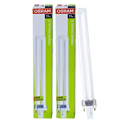 

OSRAM (OSRAM) две игольчатые пробки 11W три первичных цвета однотрубная компактная энергосберегающая лампа теплая белая (2-х нагруженная)
