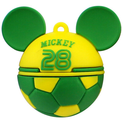 

Disney (Disney) MICKEY`S GOAL ограниченное издание Кубка мира творческий подарок U диск 16G Корпус Samba (зеленый)