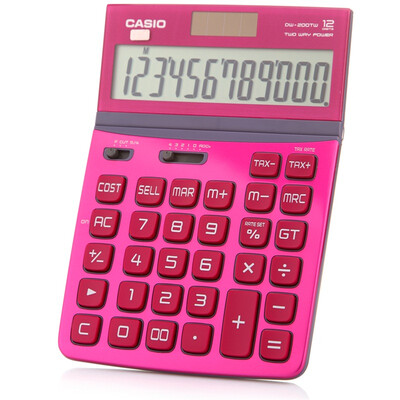 

Casio (CASIO) DW-200TW-PK очарование элегантная серия большого красного калькулятор очарования