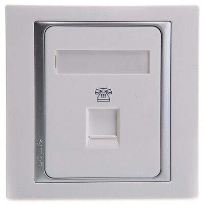 

Simon Electric (simon) S55214 телефонный разъем 58 серия 86-контактный разъем (элегантный белый)