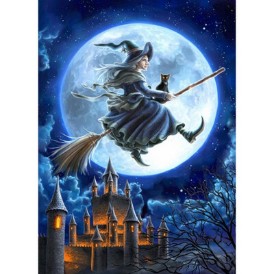 

Household Decoration Halloween Theme DIY Childrens Gift Funny Full Diamond Covered Diamond Paintings