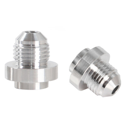 

2PCS Aluminum AN6 Straight Male Weld Fitting Adapter Weld Bung Hose Fitting Replacement for Honda Acura B16 B18