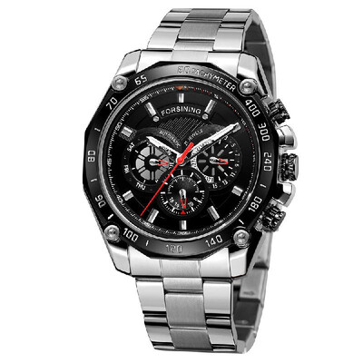 

FORSINING 427 Mechanical Men Watch 10 Meter Waterproof Luxury Business Wristwatch Date Week 24 Hours Sport Military Luminous Watch