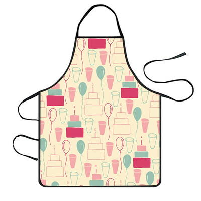 

Toponeto Home Women Waterproof Cute Cartoon Kitchen Restaurant Cooking Bib Apron Aprons