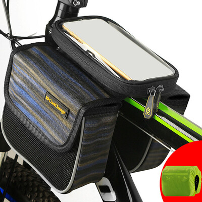 

Bicycle Touchscreen Phone Holder Frame Bag Pannier Tube Case Pouch Cycling Bike