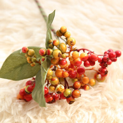 

Decorative Artificial Berry Holly Branch Decorations Flower Arrangementsb