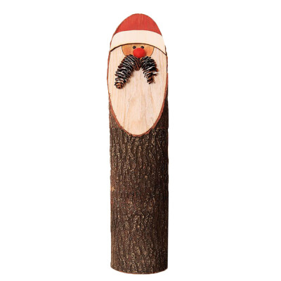 

Toponeto Christmas Wooden Pile Snowman Desktop Decoration Home Party Ornaments