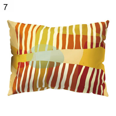 

Multicolor Geometric Pattern Throw Pillow Case Cushion Cover Home Office Decor