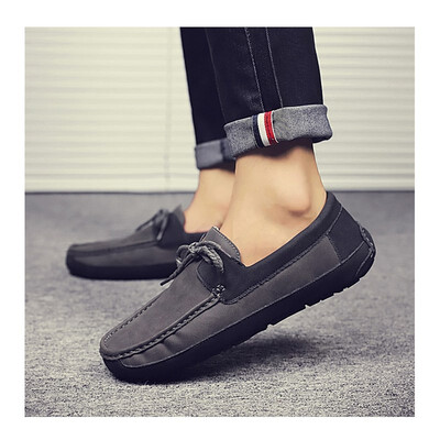 

Peas shoes Korean version of the trend 2018 new wild personality social guy a pedal casual lazy mens shoes