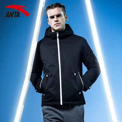

Anta ANTA 95749612 RICOLEE designer Anta mens cotton jacket jacket winter new warm windproof sports jacket mens foundation black  male 175