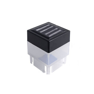 

Gobestart Solar Powered Outdoor LED Square Fence Light Garden Landscape Post Deck Lamp