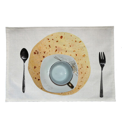 

Toponeto Creative Mexican Burrito Placemat Home Kitchen Restaurant Bar Placemat