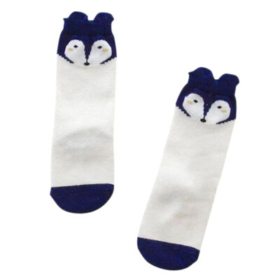 

1 Pair Newborn Kids Girl Boy Animal Pattern Anti-slip Knee High Baby Socks 0-4 Years