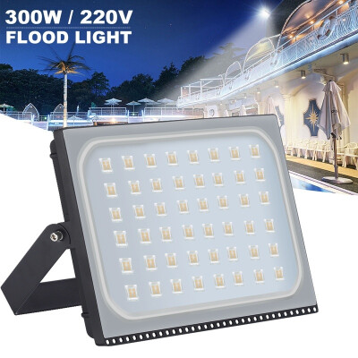 

2020 New 300W LED Warm White Flood Lights Security Searchlight Spotlights Waterproof Work Camping Fishing Lamp Hunting Kit