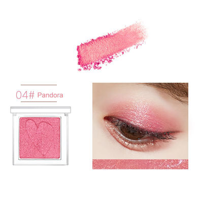 

Eye Beauty Glazed Single Eye Shadow Waterproof Non-dizzy Dyeing Lasting Colorfast Matte Shimmer Eyeshadow Makeup Pallete