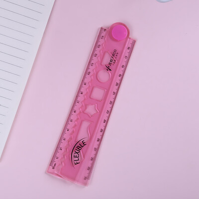 

Toponeto Clear Plastic Straight Ruler Plastic Measuring Tool for Student School Office