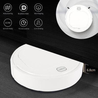 

3in1 Automatic Smart Sweeping Robot Vacuum Cleaner Super Quiet 2000pa Strong Suction Rechargeable Robotic Vacuum