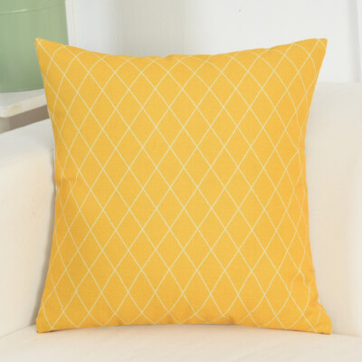 

Nordic Style Yellow Pillow Case 4545 Polyester Pillow Case Home Decor Sofa Pillow Cover Pillowcase For Sofa Car