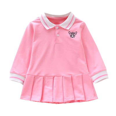 

Baby Girl Dress Spring Autumn Girls Cute Cartoon Print Baby Clothes Long-Sleeve Sweet Princess Dress Kids Dresses For Girls