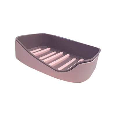

Gobestart Wall-Mounted Soap Box Holder Bathroom Storage Box Drain Soap Dish Sucker