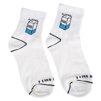

Women 1 Pair Cute Cartoon Ankle Socks Fashion Milk Pencil Dinosaur Casual Socks Thick Winter Socks Soft Non-slip Floor Socks