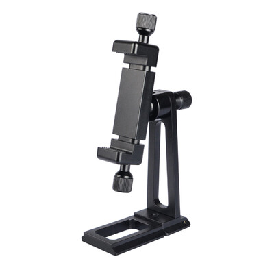 

360 Degree Rotation Tripod Mount Holder Cell Phone Bracket Clip Arca-Style Smartphone Desktop Stand