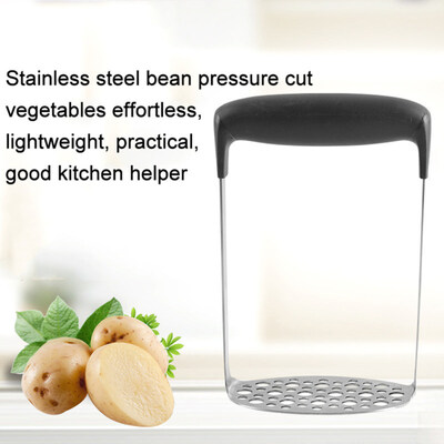 

Ergonomic Wide Handle Stainless Steel Potato Vegetable Fruit Masher Hand Ricer