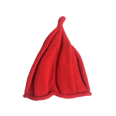 

Baby Boys Girls Woolen Pointy Hats Winter Warm Baby Hats Acrylic Solid Children Winter Fall Caps
