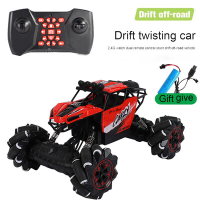 

Siaonvr Xmas Stunt RC Car Gesture Sensing Twisting VehicleDrift Car Driving Toy Gifts