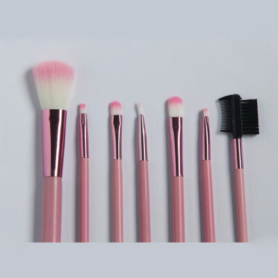 

The Best Price For 7 Pcs Stylish Black Makeup Eyeshadow Blush Brush Cosmetic Set Kit Leather Case