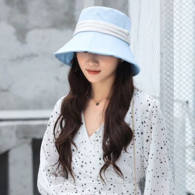 

Creative Cap Ladies Summer Sunscreen Cotton Fishermans Cap Female Japanese Version Sunscreen Protective Fishermans Cap