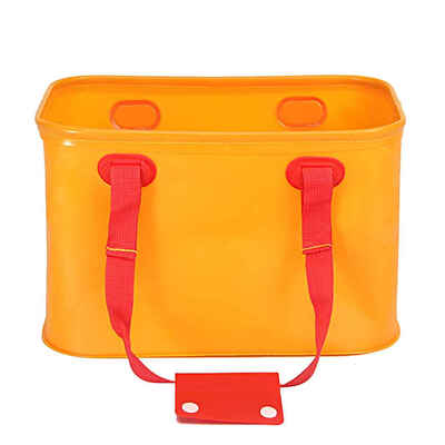 

EVA Folding Fishing Bucket Car Wash Bucket Basin Cleaning Bait Box Fishing Water Container