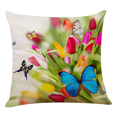 

〖Follure〗Cotton Linen Square Home Decorative Throw Pillow Case Sofa Waist Cushion Cover