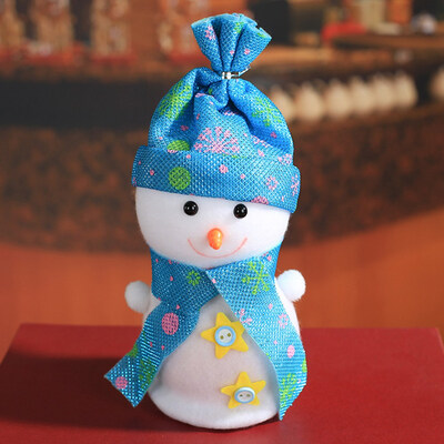

Christmas Eve Snowman Doll Apple Bag Christmas Tree Ornaments Desktop Decoration Christmas Gifts Christmas Decoration