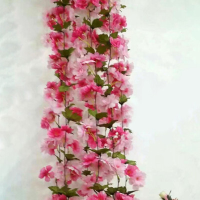 

Artificial Sakura Vine Jellyfish Flower Home Garden Wedding Decoration Artificial Flowers Rattan