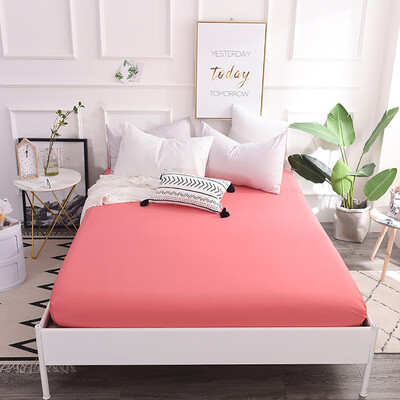 

Toponeto Fitted Sheet Bedding Cover Bed Sheet Soft Comfort Solid Color