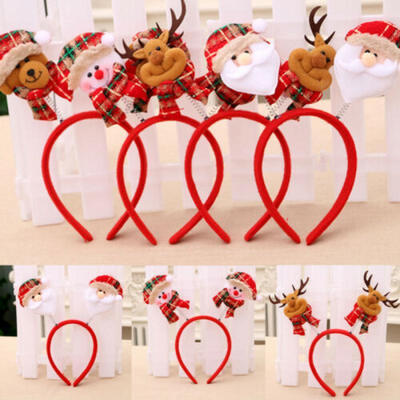 

Christmas Headband Xmas Hair Band Clasp Headwear Christmas Hat Headhoop Gift