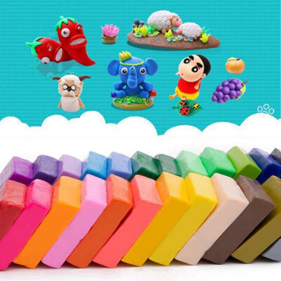 

Fashion Baby Toys 32 Color Plasticine Tool Set Soft Clay Sculpture Clay Children Toys Useful For Kids to DIY