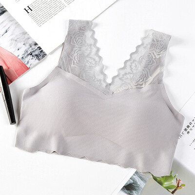

Summer Women Camisole Lace Tube Top Sexy Vest V Neck Crop Top Female Sexy Lingerie