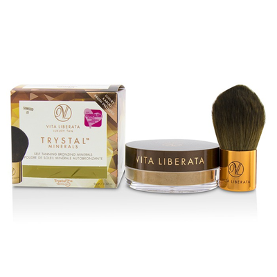 

VITA LIBERATA - Trystal Minerals Self Tanning Bronzing Minerals With Kabuki Brush - 01 Sunkissed 9g032oz